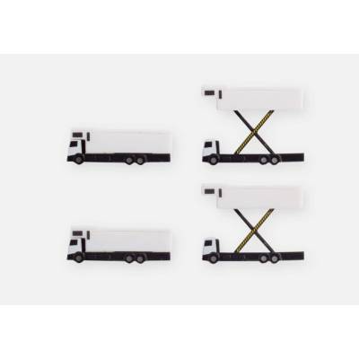 Herpa A380 Catering Truck 4 pcs Set 1:500