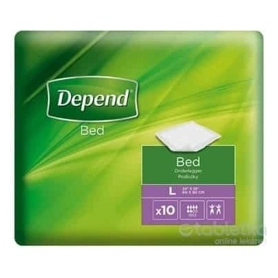 DEPEND Bed LARGE 60 x 90 cm absorbčné 10 ks