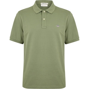 Gant Блуза с яка Gant Shield Pique Polo Shirt - Herb Green 379