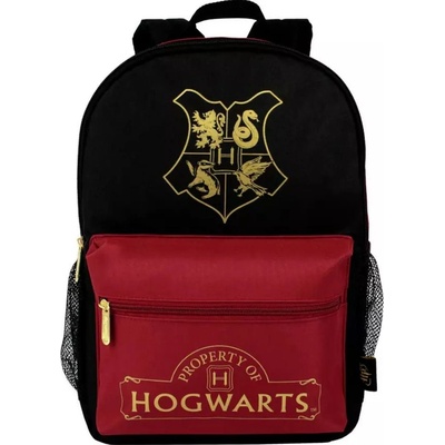 CurePink Harry Potter Majetek Bradavic černý polyester