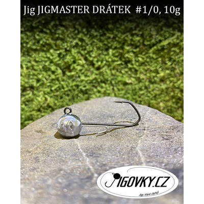 Jigovky.cz Jigové hlavičky Jigmaster Drátek vel.1 10g 5ks