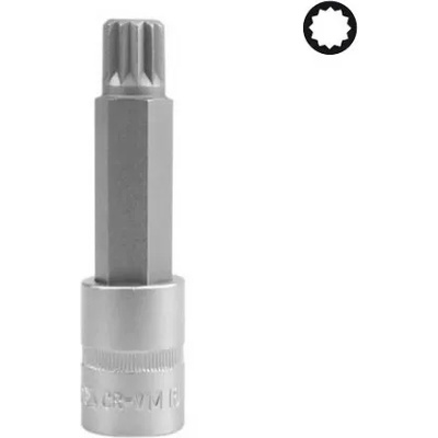 FORCE Вложка 1/2" с накр. дванайстостен M7, 100mm 34810007 Force