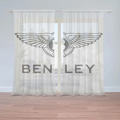 Sablio Záclony Bentley na bílé: 2ks 150x250cm