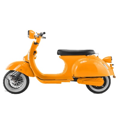 Motoretta Електрически скутер motoretta d1 plus 50 2000 w - Оранжев, 1 Батерия, led (d1200o)
