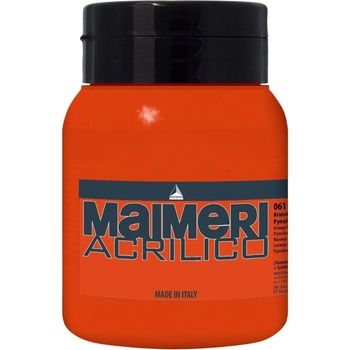 Maimeri Acrilico АКРИЛНА боя Pyrrole Orange 061 500 ml 1 бр (M0934061)