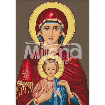 Milena Style Св. Богородица с Младенеца - гоблен със схема конци dmc 1: 1