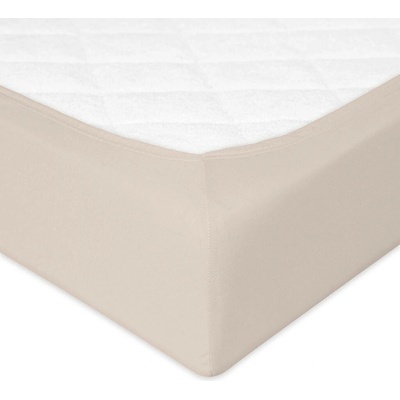 BabyMatex Ochranné prostěradlo s gumou Bamboo Béžové 80x160