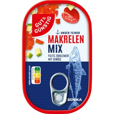 G&G Filety z makrel s kousky zeleniny 125 g