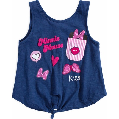 Dívčí tílko DISNEY MINNIE KISS modré