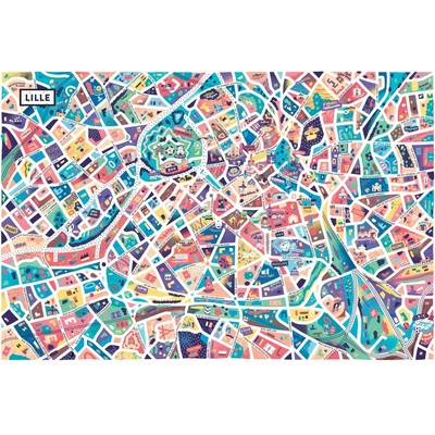 Grafika - Puzzle Lille, France - 1 000 piese