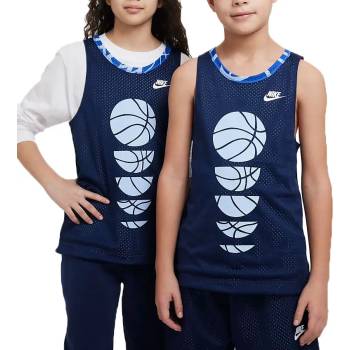 Nike Риза Nike Culture of Big Kids Reversible Basketball Jersey dx5515-410 Размер XS