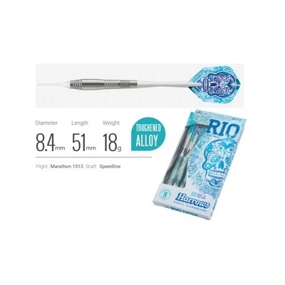 Harrows Soft RIO stříbrné 18g