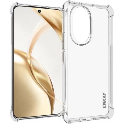 Huawei Honor 200 5G Удароустойчив ENKAY Силиконов Калъф и Протектор