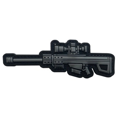 ARMED PATCHES 3D PVC velcro nášivka s motivem zbraně SNIPER 1