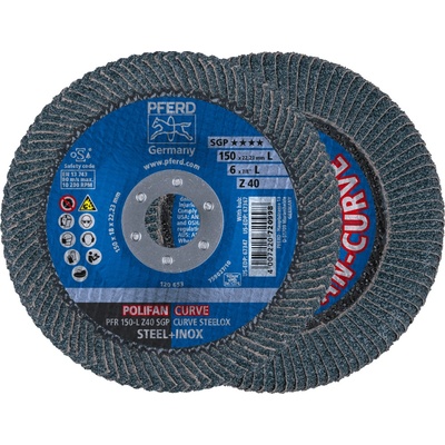 Pferd Brúsny lamelový kotúč 150 x 22 mm 40 4007220844946
