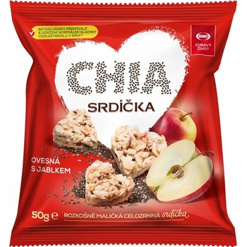 Semix Müsli srdíčka křupavá s jablkem a chia semínky 50 g