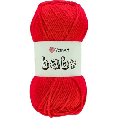 YarnArt Baby 156 červená