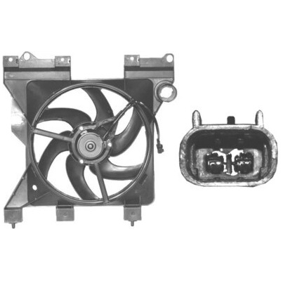 Větrák chlazení motoru VAN WEZEL 0956746