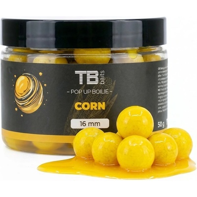 TB Baits Plovoucí Boilie Pop-Up Corn + NHDC 50 g 16 mm