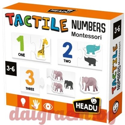 Headu Образователна игра Тактилни числа, headu mu57571 (hmu57571)