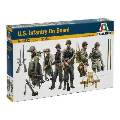 Italeri figurky WWII U.S. Infantry On Board 1:35 6522