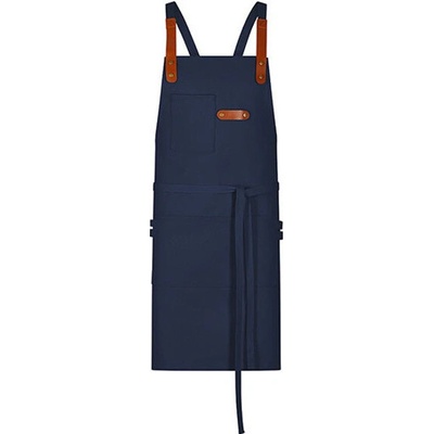 Exner Dlhšia pracovná zástera s trakmi EX285 Navy 80 x 70 cm