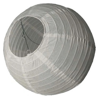 Závesný lampion kulatý Fialový
