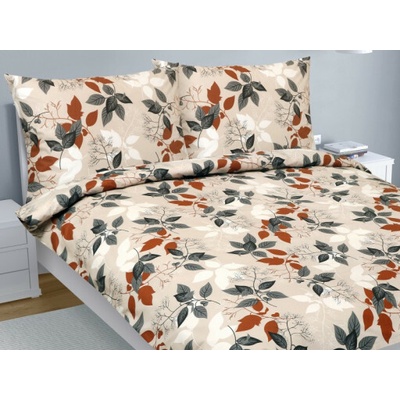 Bellatex obliečky bavlna Podzimní listí 240x220 2x70x90