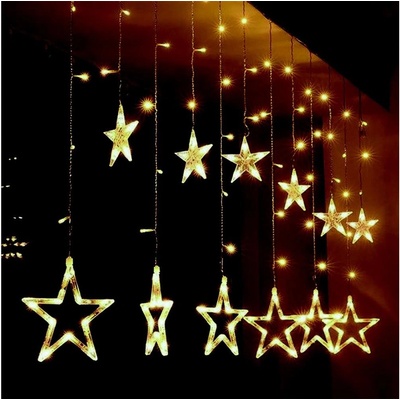 BRILAGI Brilagi LED Vianočný záves 77xLED 3xAA USB 1,8m teplá biela BG0381