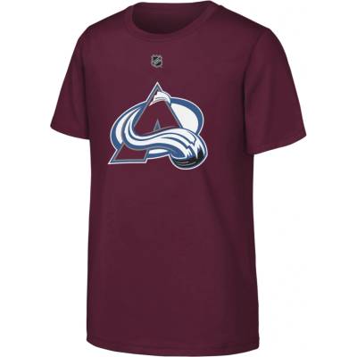 Outerstuff Colorado Avalanche detské tričko NHL Flat Name & Number Short Sleeve Cotton
