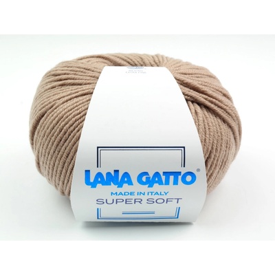Lana Gatto pletací příze vlna merino SUPER SOFT béžová