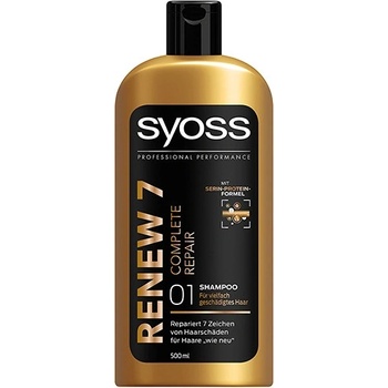 Syoss Renew 7 Complete Repair vlasový šampón pro poškozené vlasy 500 ml