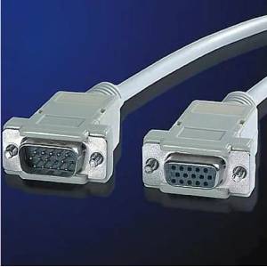 Roline Monitor extension cable 15F/15M, 1.8m, used (11.99.6518)