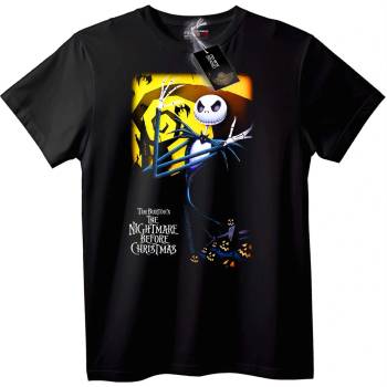 NOONEBRAND Тениска Кошмарът преди Коледа - 2XL, White