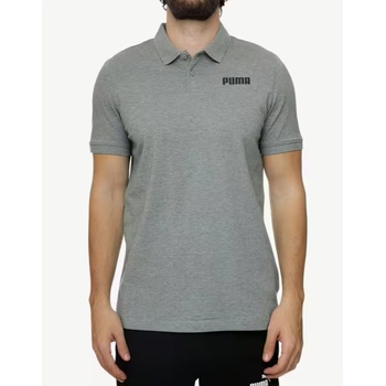 PUMA Ess Pique Polo Gray