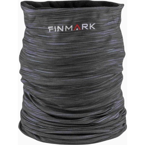 Finmark Multifunctional scarf with fleece тъмносиво, сиво, бяло uni (fsw-414)