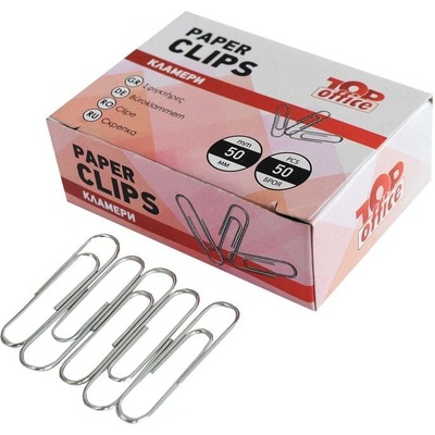Top Office Кламери, 50 mm, 50 броя (1090100008)