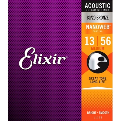 Elixir Nanoweb 80/20 Bronze Medium