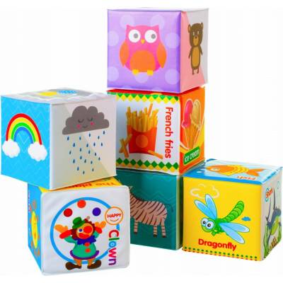 BocioLand edukačné kocky 6ks