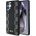 DKNY кожен кариран калъф MagSafe за Samsung Galaxy S25 Ultra Black (3666339423568)