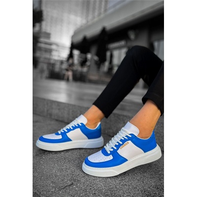 Chekich Мъжки спортни обувки ch087 fbt - Бели със Син #410346 (410346_Бяло)