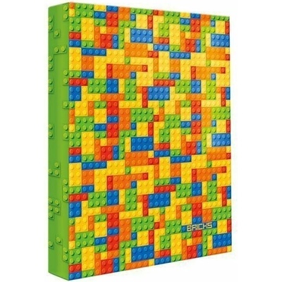 Pořadač 4-kroužkový A4 Colour bricks