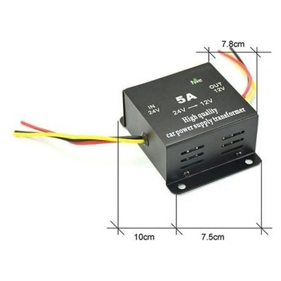 Lineární měnič napětí 24/12, 5A s ACC kabelem, STM 34105ACC