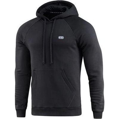 M-Tac RAGLAN HARD raglánová mikina s kapucňou ČIERNA