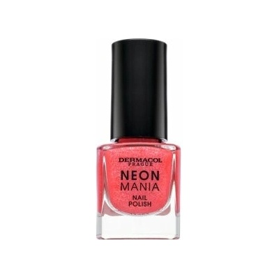 Dermacol Neon Mania Nail Polish lak na nehty 5 Bubblegum Pink 5 ml