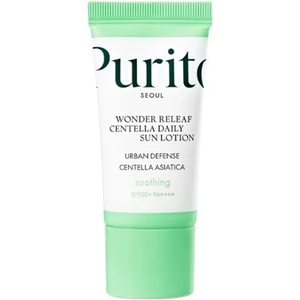 PURITO Wonder Releaf Centella Daily Sun Lotion SPF 50+ PA++++ MINI - Лека слънцезащитна крем MINI 15мл