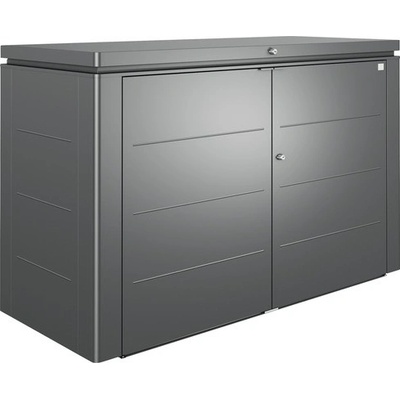 Biohort HighBoard plechová 200 x 84 x 127 cm tmavě šedá metalická