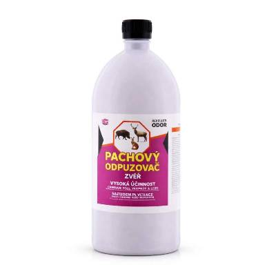 Pachový ohradník na zvěř - koncentrát 1 litr (Pachový ohradník 1000 ml na srnky, jeleny, prasata nebo zajíce )