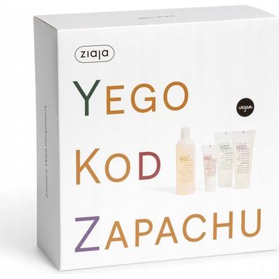 Ziaja Men sprchový gel Yego Mountain Pepper 400 ml + sprchový gel Yego Vetiver 200 ml + sprchový gel Yego Lemon Verbena 200 ml + balzám po holení Yego Red Cedar 80 ml dárková sada