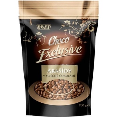 POEX Choco Exclusive arašidy v mliečnej čokoláde 700 g